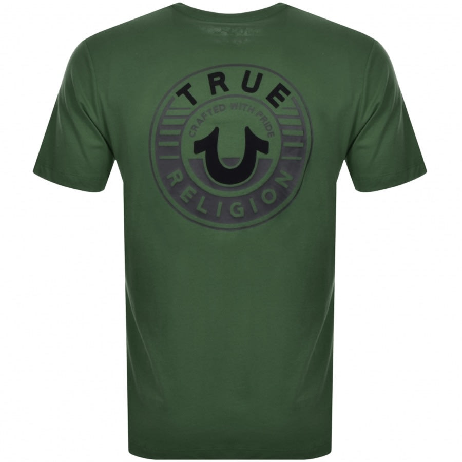 Alternative Image for ProductTrue Religion Logo T Shirt Green2